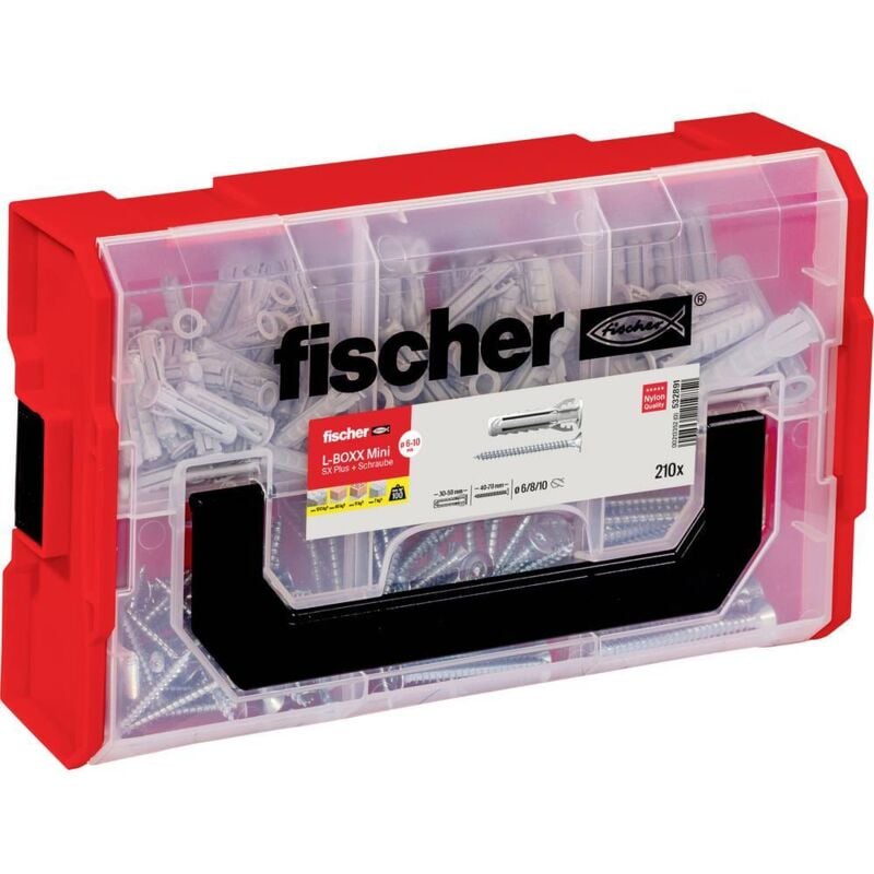foto del prodotto fischer fixtainer scatola per tasselli e viti sx 210 