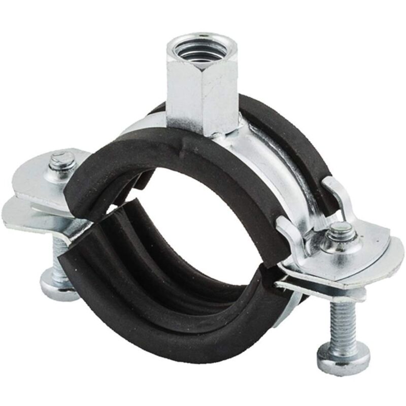 foto del prodotto fischer frs plus 15 19, collare per tubazioni a doppia vite con meccanismo di chiusura rapido, ideale per tubazioni, utilizzando barre