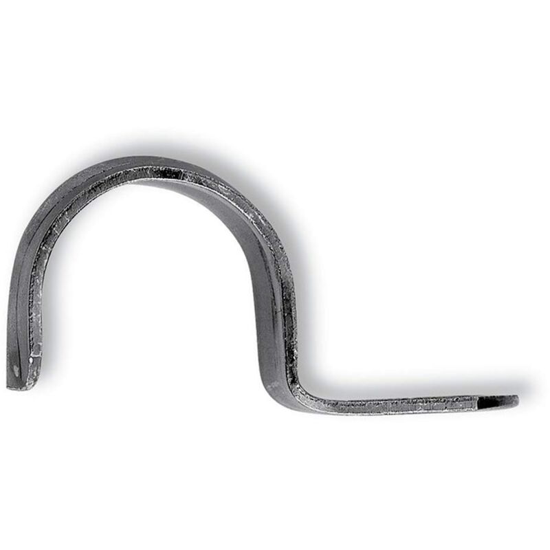 foto del prodotto fischer gaffette semplici per elettricisti, per tubi diametro mm. 50, 5 pezzi per confezione,501179, grigio