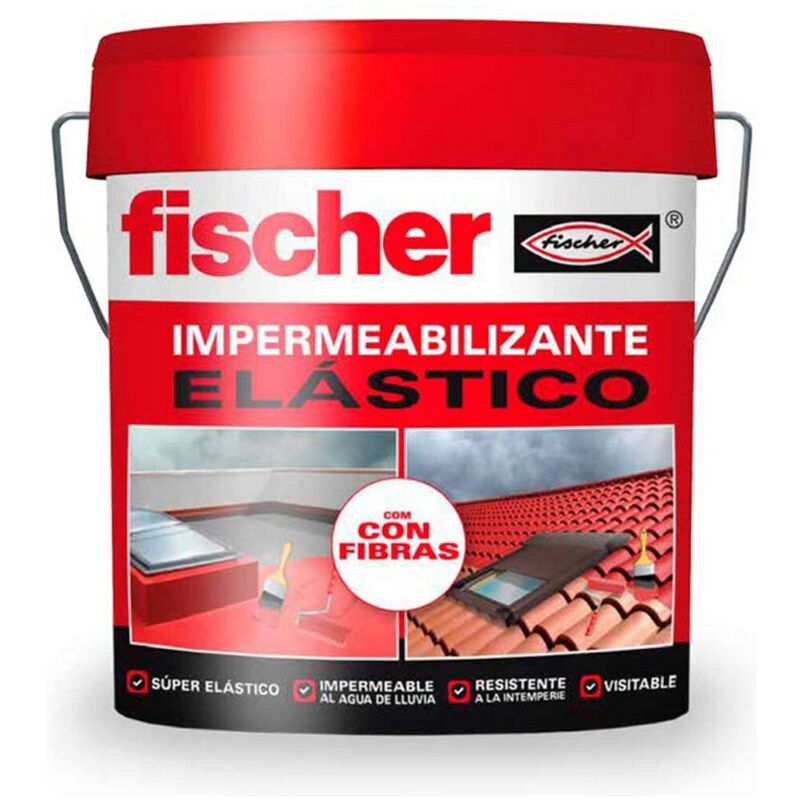 foto del prodotto fischer impermeabilizzazione 547156 rosso 4 l