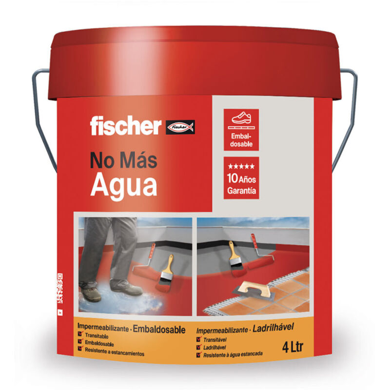 foto del prodotto fischer impermeabilizzazione ms terracotta 4 l