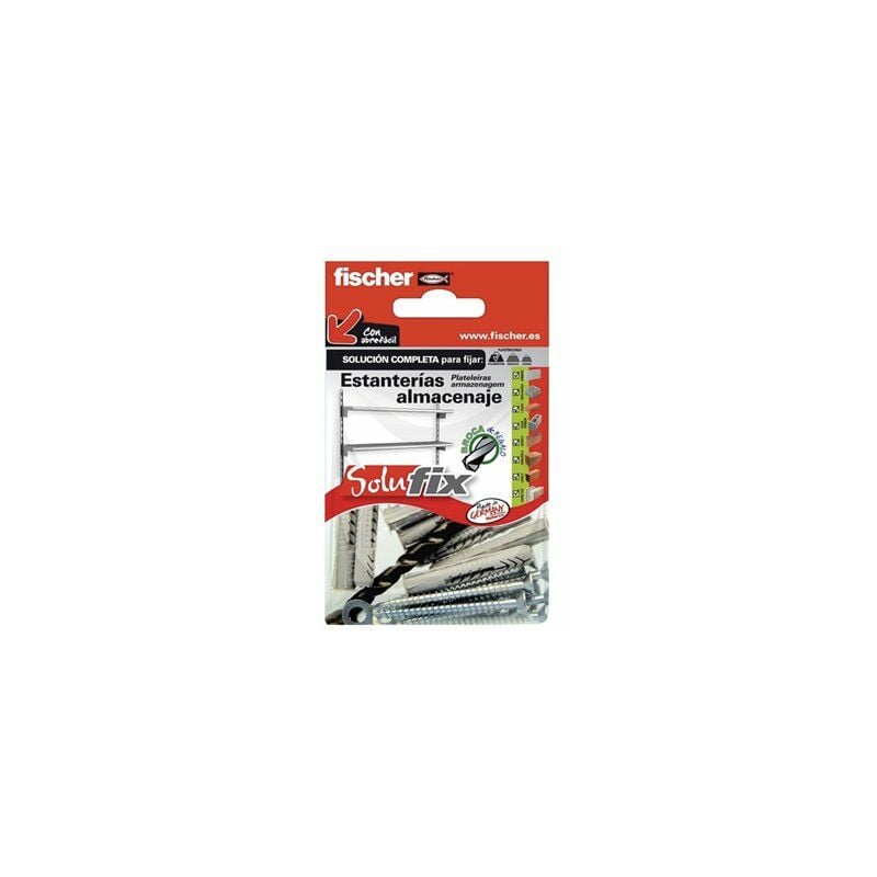 foto del prodotto fischer kit di fissaggio solufix 502684 scaffali 25 pezzi