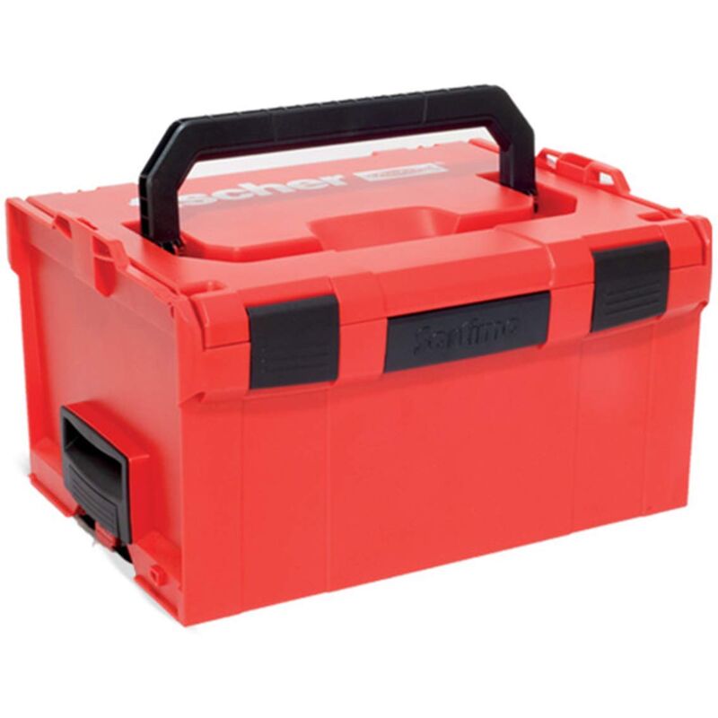 foto del prodotto fischer l boxx flb 238 valigetta porta attrezzi impilabile e agganciabile, cassetta utensili espandibile, vuota, compatibile per sortimo, 508137,