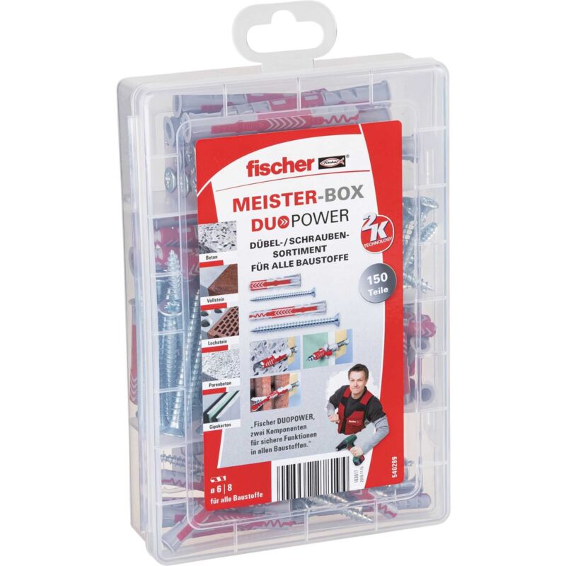 foto del prodotto fischer meisterbox duopower viti corte lunghe