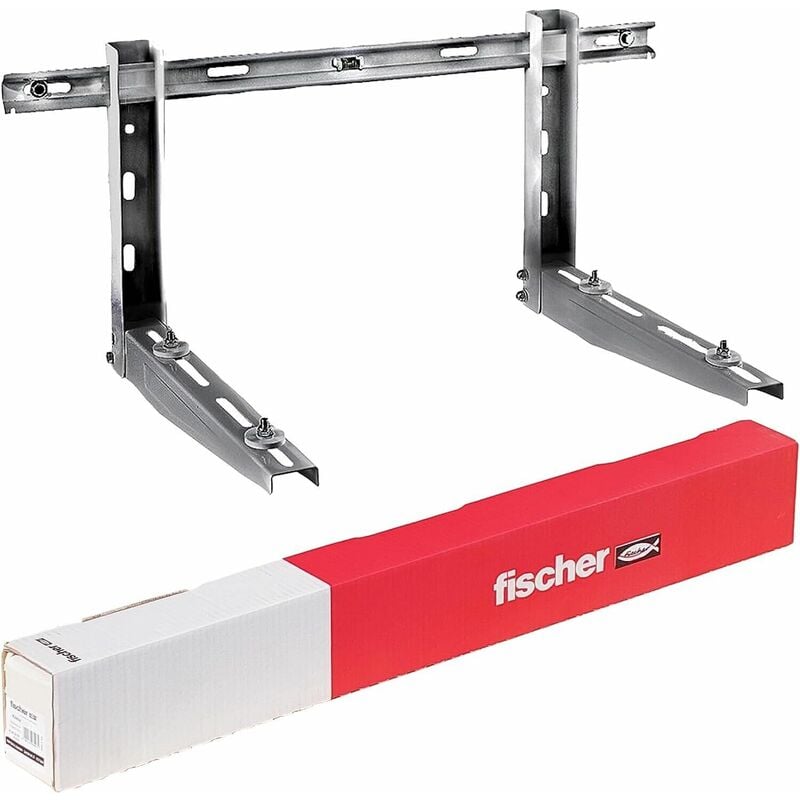 foto del prodotto fischer mensola per climatizzatori inox staffe condizionatore 450x400x800 45cm