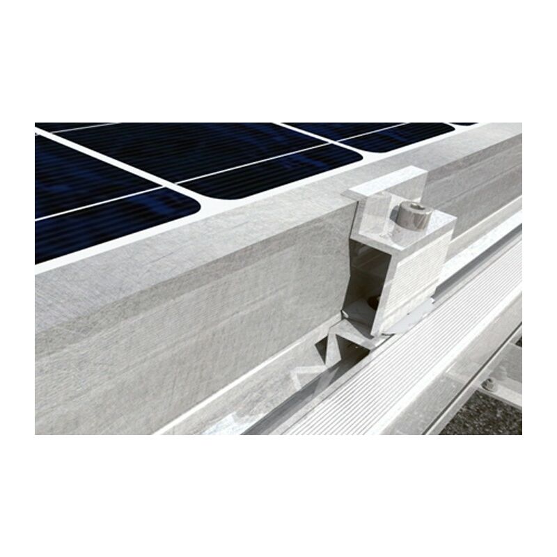 foto del prodotto fischer morsetto centrale in alluminio per fotovoltaico con cornice pmc 38 44