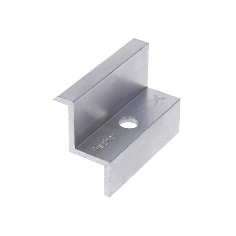 foto del prodotto fischer morsetto finale mf40 non assemblato in alluminio 1 pezzo