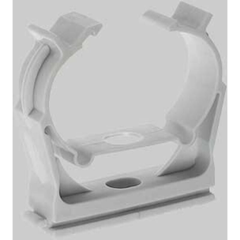 foto del prodotto fischer pinza clip, scn 32, morsetto, tubo morsetto, 501264, confezione da 50 pezzi, 32 mm tubo, grigio