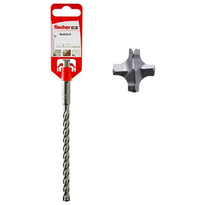 foto del prodotto fischer punta acciaio per muro cls e cemento armato sds plus ii quattric 16x210