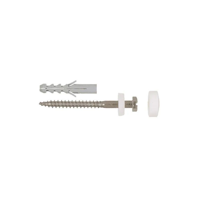 foto del prodotto fischer s8rd fissaggio per wc in ottone con testa scanalata a 6 lati cappuccio, 6x70 mm, per coppia.