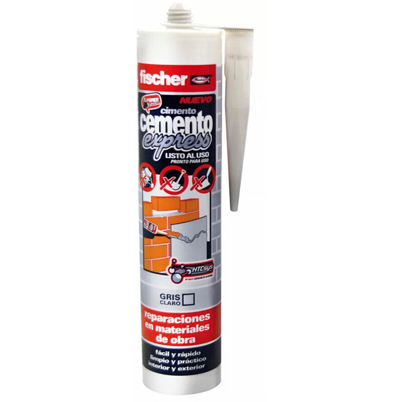 foto del prodotto fischer sigillante adesivo cemento grigio chiaro 310 ml
