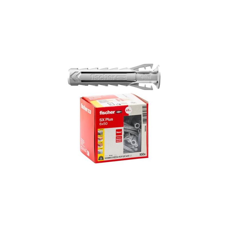foto del prodotto fischer tacos sxl plus 6 grigio 6x50