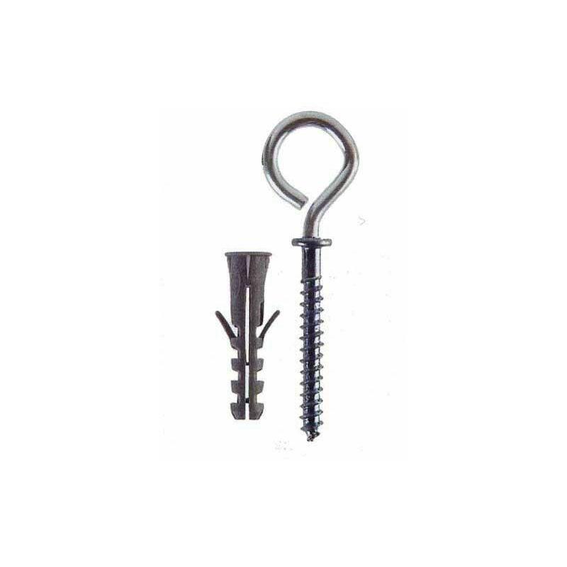 foto del prodotto fischer tasselli nylon s 6 c 3 k con occhiolo chiuso set 5 pezzi