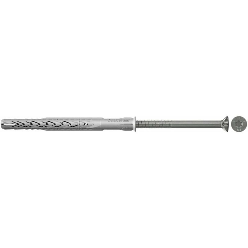 foto del prodotto fischer tasselli prolungati sxrl 10x100 t, con vite t.s.p. acciaio inossidabile a4, torx, per il fissaggio di facciate, controsoffitti,