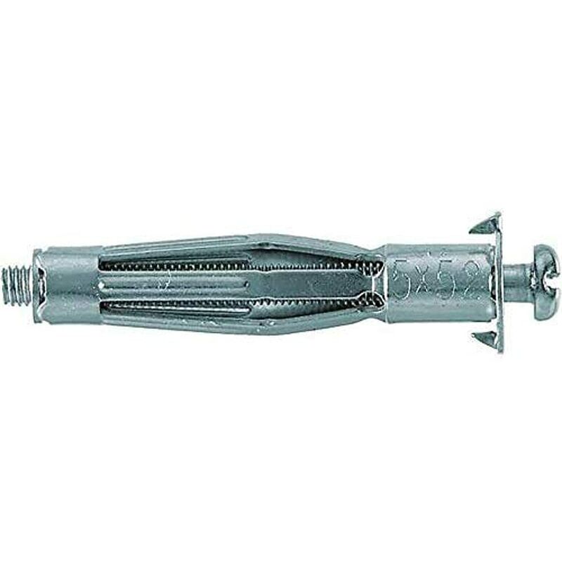 foto del prodotto fischer tassello in metallo hm 8x54 s con vite metrica per lastre e pannelli, 50 pezzi