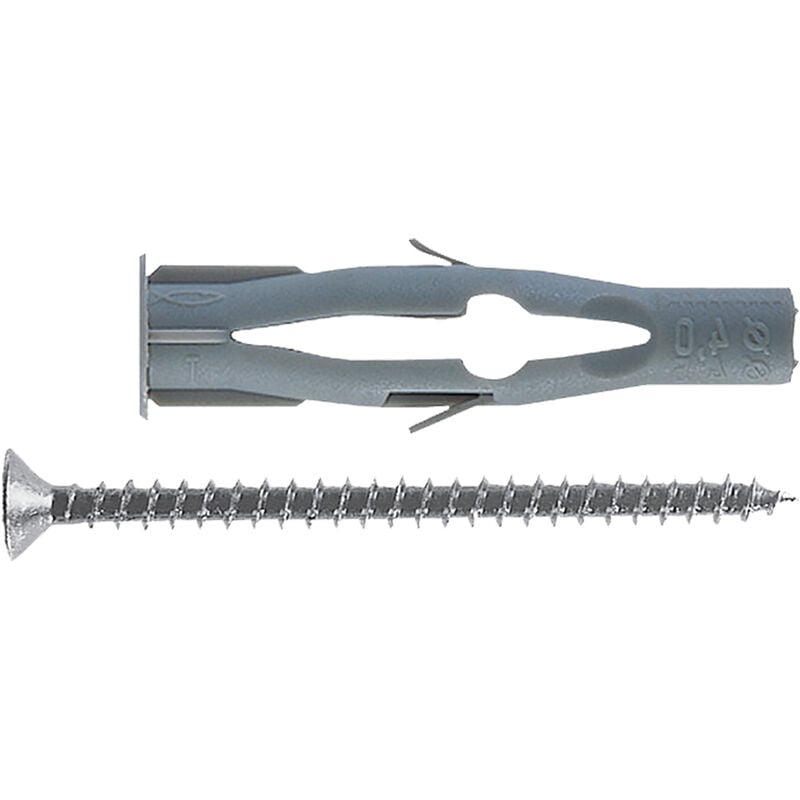 foto del prodotto fischer tassello nylon con vite fu v fu 8x50v 8 x 50 vite 4,6x60 mm