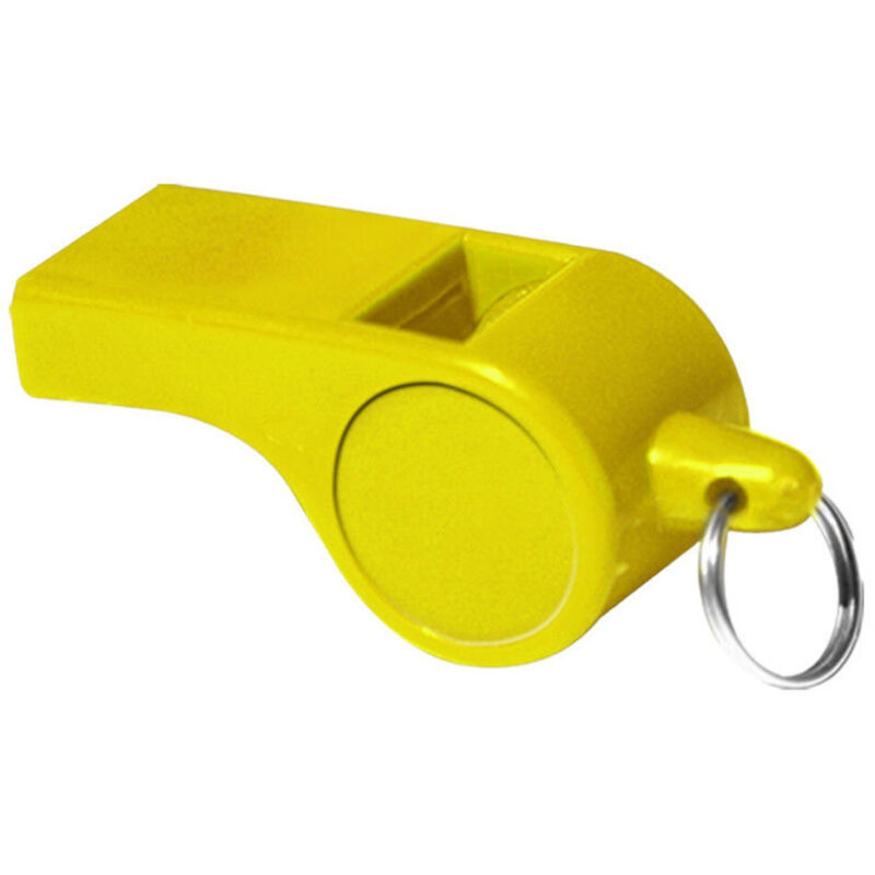 foto del prodotto fischietto in plastica con laccetto corda calcio arbitro bambini bimbo gioco - - trade shop traesio