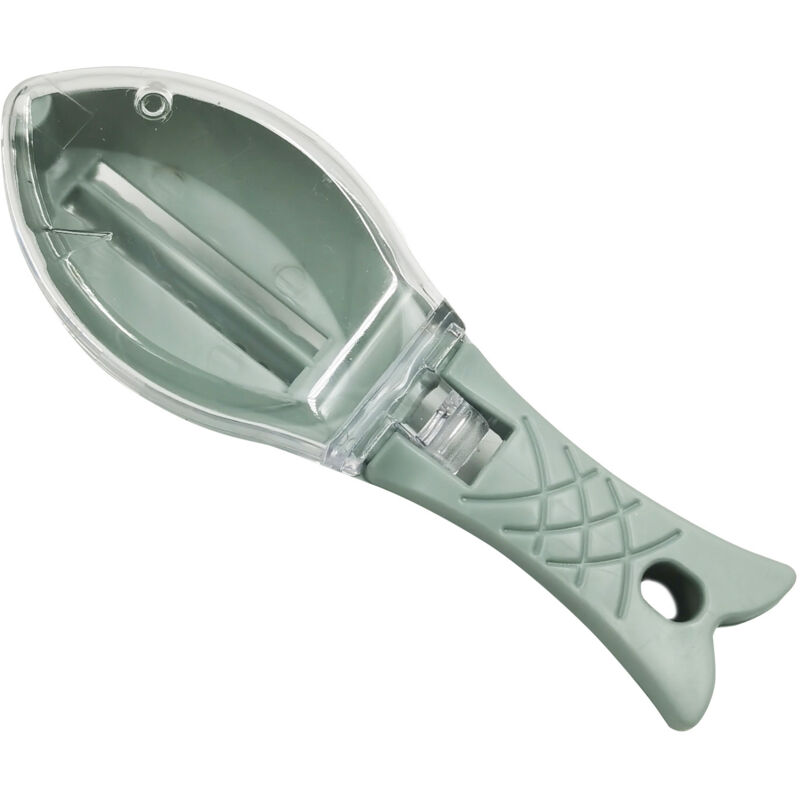 foto del prodotto fish scale scraper, abs plastic fish scale scraper with clear cover