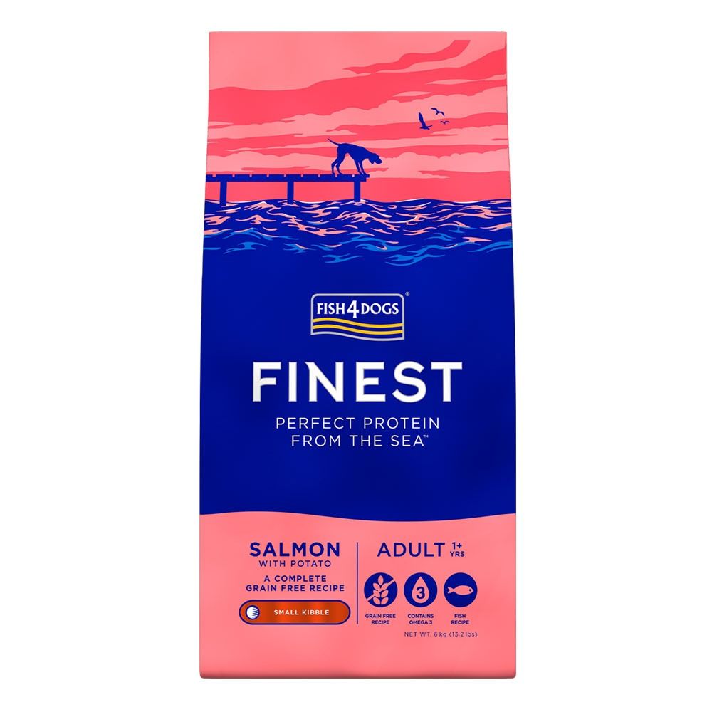 foto del prodotto fish4dogs finest salmone adult large 12 kg croccantini per cani 1 ordine scegli lo sconto bzr5 bzr20 200 punti fedelt 