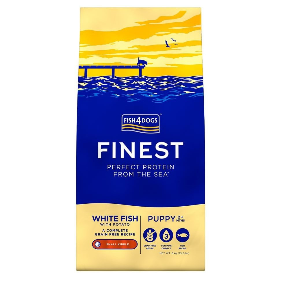 foto del prodotto fish4dogs ocean white fish puppy small 1,5 kg croccantini per cani 1 ordine scegli lo sconto bzr5 bzr20 200 punti fedelt 