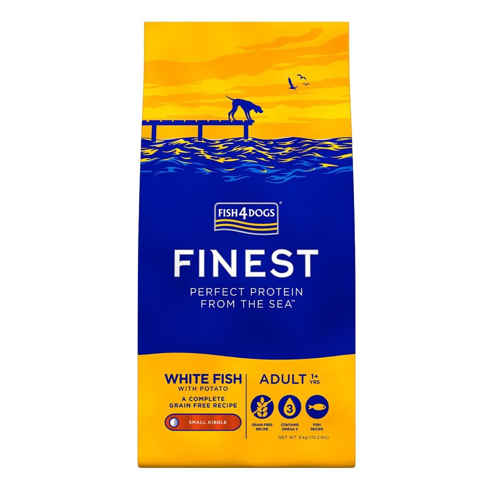 foto del prodotto fish4dogs ocean white fish small 12 kg croccantini per cani 1 ordine scegli lo sconto bzr5 bzr20 200 punti fedelt 