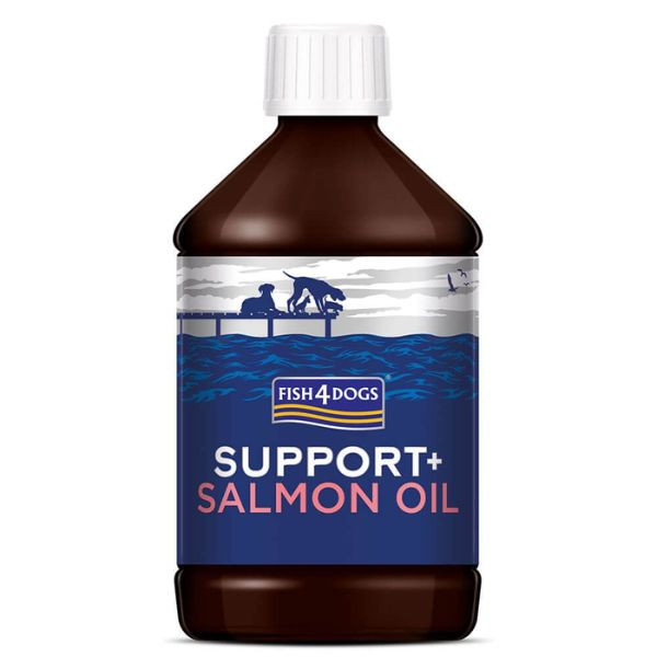 foto del prodotto fish4dogs olio di salmone per cani e gatti 500 ml 1 ordine scegli lo sconto bzr5 bzr20 200 punti fedelt integratori per cani