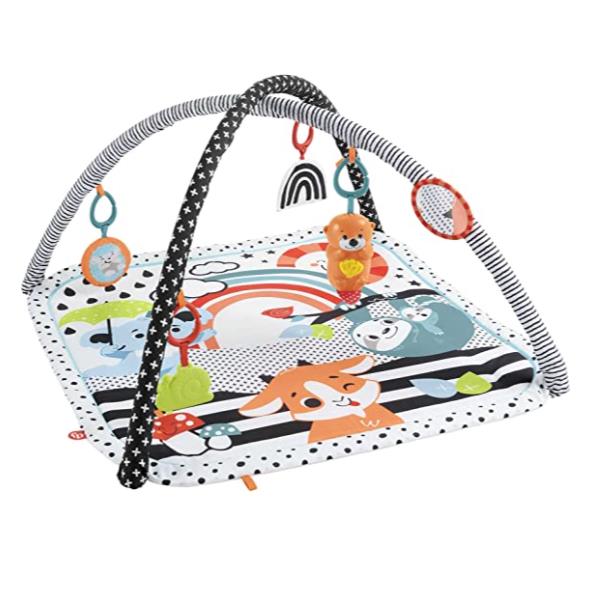 foto del prodotto fisher price hbp41 palestra per bambino e tappeto di gioco tessuto, plastica multicolore palestrina a tappeto per bambino