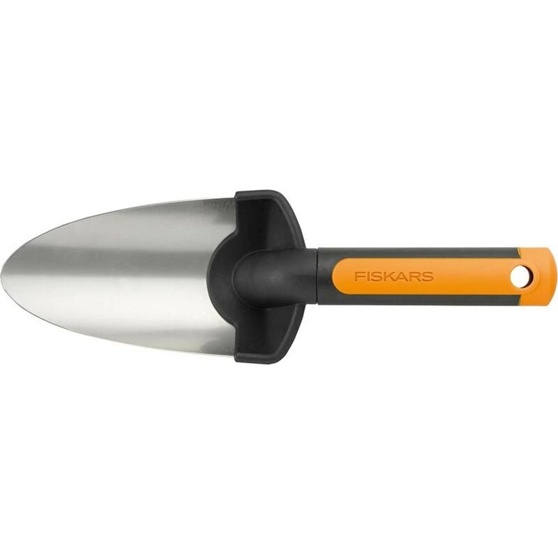 foto del prodotto fiskars 1000726 trapiantatore robusto lama l in acciaio inox per vivaio e terreno duro