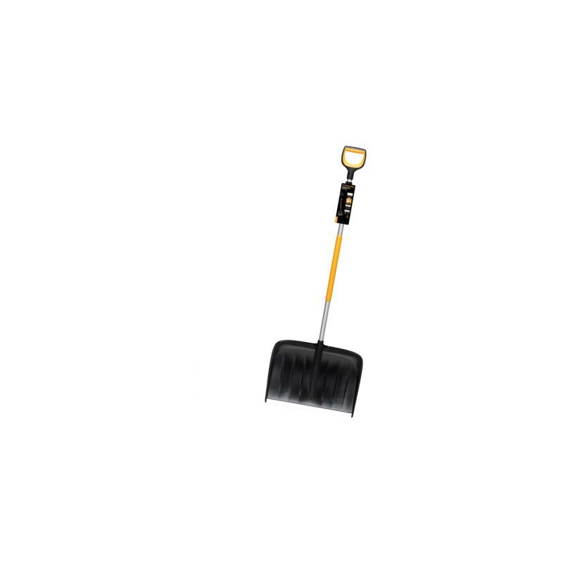 foto del prodotto fiskars 1057178 pala spingineve x series per neve ergonomica in metallo, 54,3 cm, nero e arancione