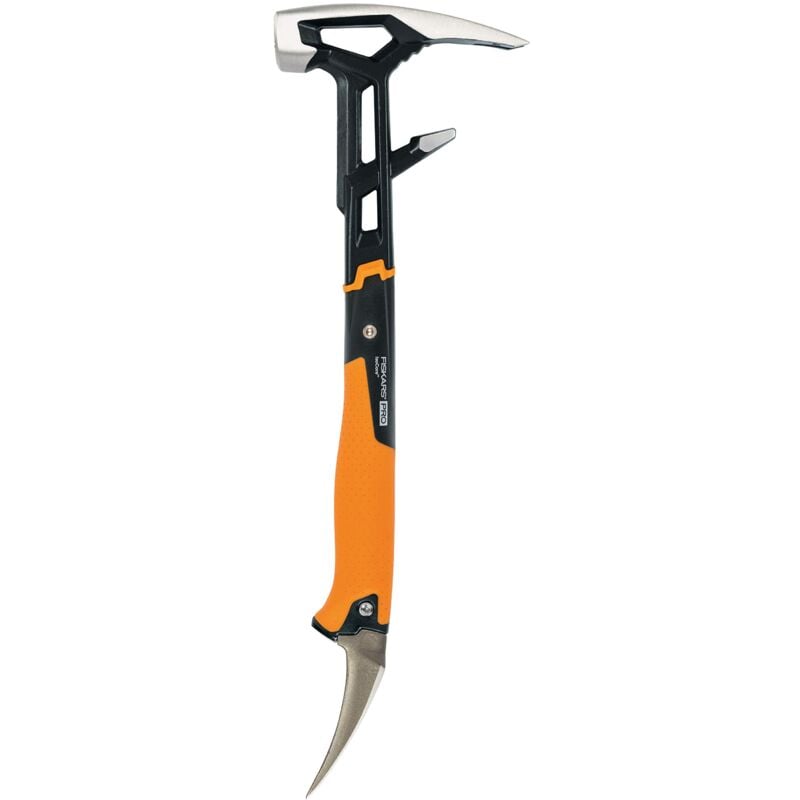 foto del prodotto fiskars attrezzo di demolizione isocore m per diversi lavori di demolizione, lunghezza 46,2 cm, peso 1,38 kg, nero arancione, 1027220