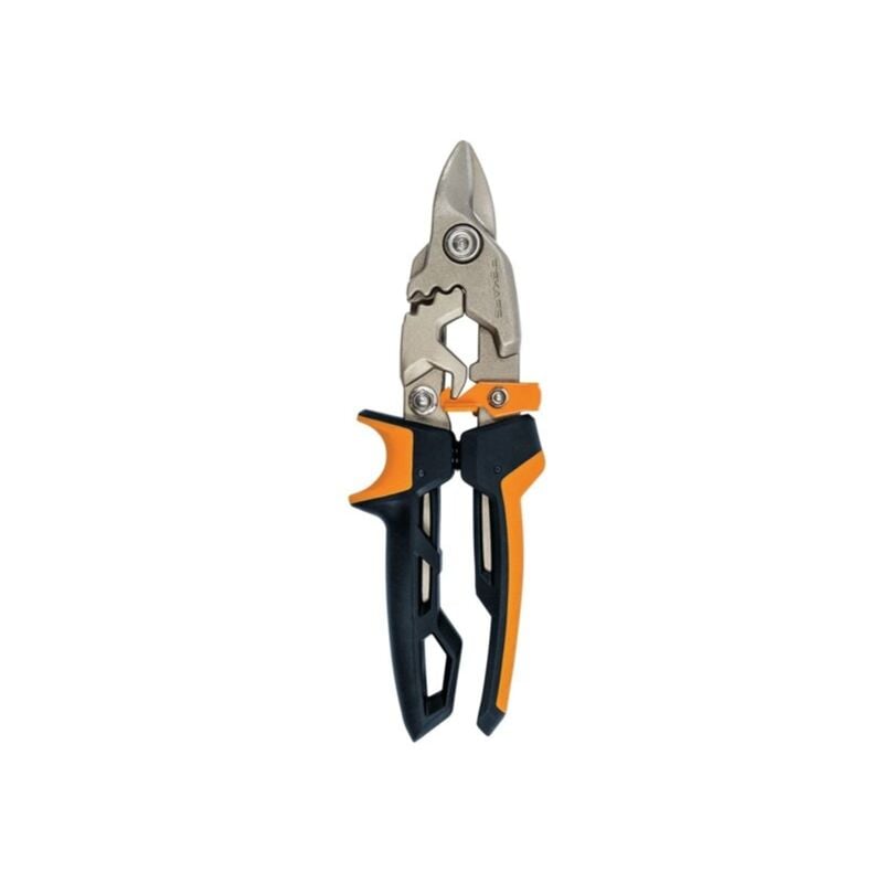foto del prodotto fiskars - cesoie per lamiere bulldog, fino al 40% di potenza in più, lunghezza 23,2 cm, acciaio trattato termicamente/plastica, nero/arancione, powergear, 1027212