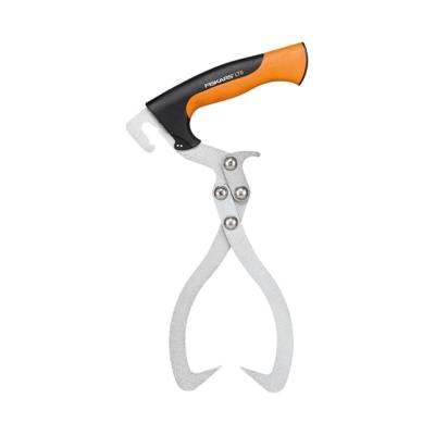 foto del prodotto fiskars log tong woodxpert 303mm black orange 1003625 