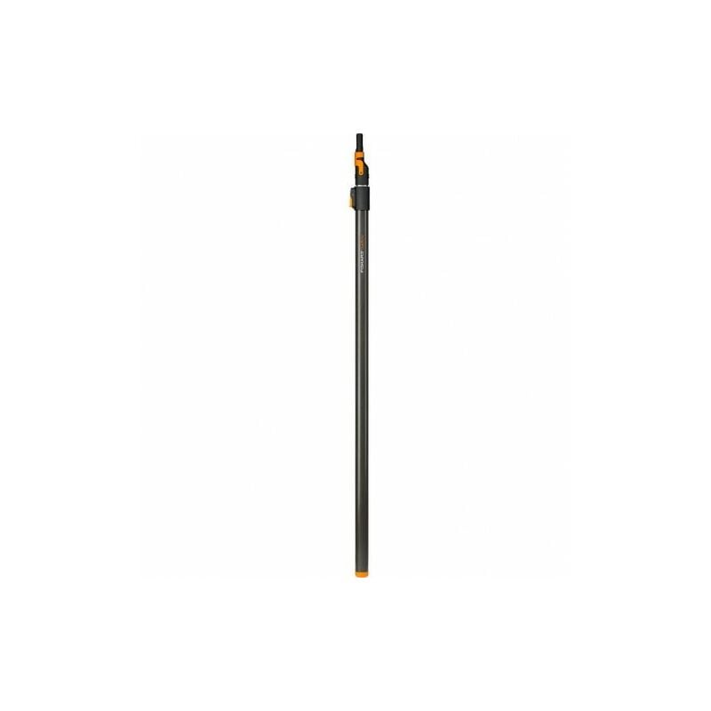 foto del prodotto fiskars manico telescopico in alluminio 4 6 mt quikfit l 228 400 cm. altezza lavoro max. 6 mt.