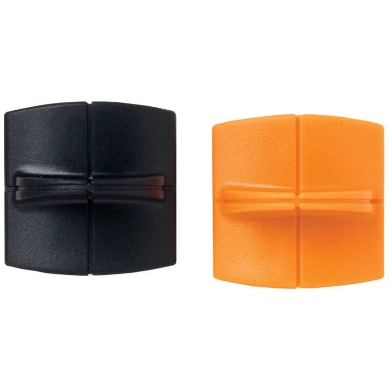 foto del prodotto fiskars original lame di ricambio per macchine tagliacarte, lama dritta e cordonatrice, per tagli dritti, high profile tripletrack, arancione nero,