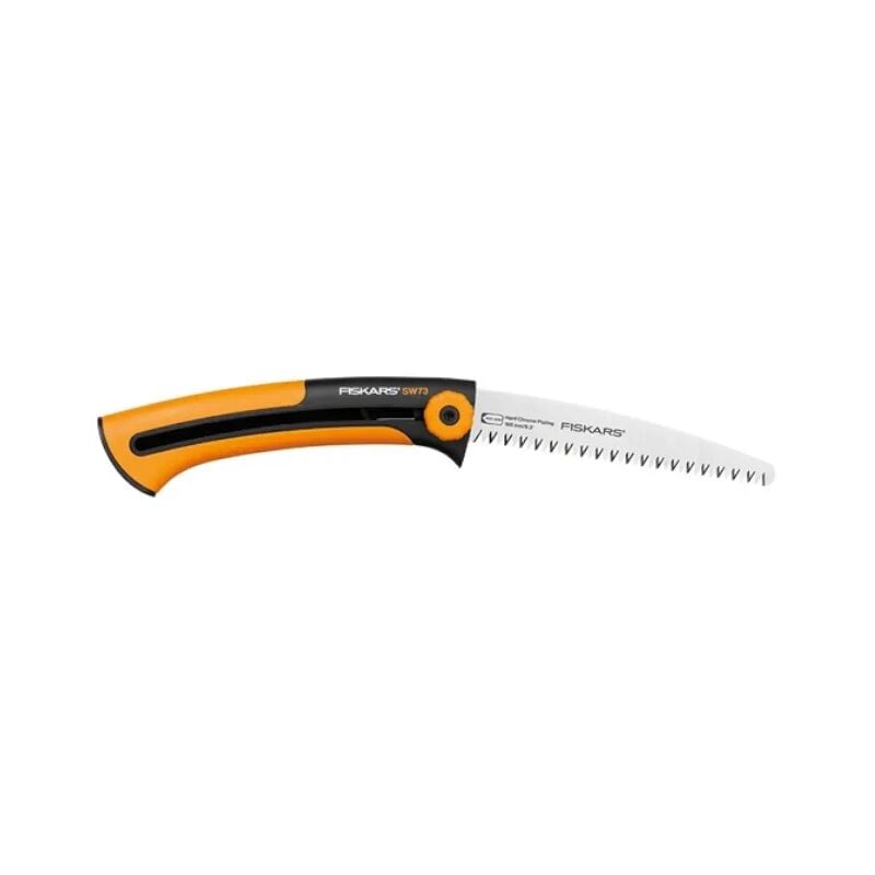 foto del prodotto fiskars sw73, segaccio da potatura con lama da 26cm retrattile e gancio per cintura