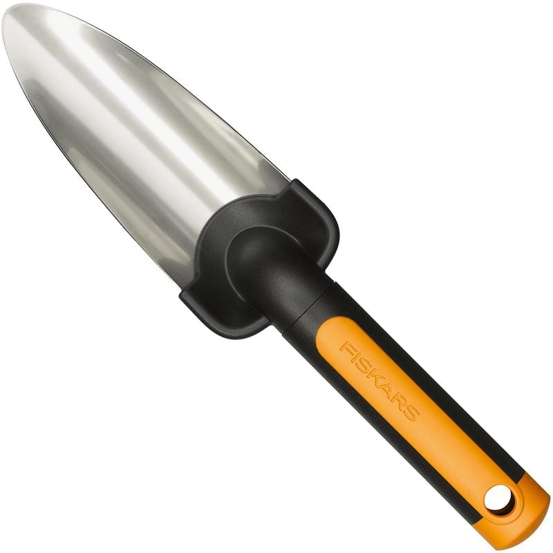 foto del prodotto fiskars trapiantatore, lunghezza 27 cm, lama in acciaio inossidabile, nero arancione, premium, 1000727