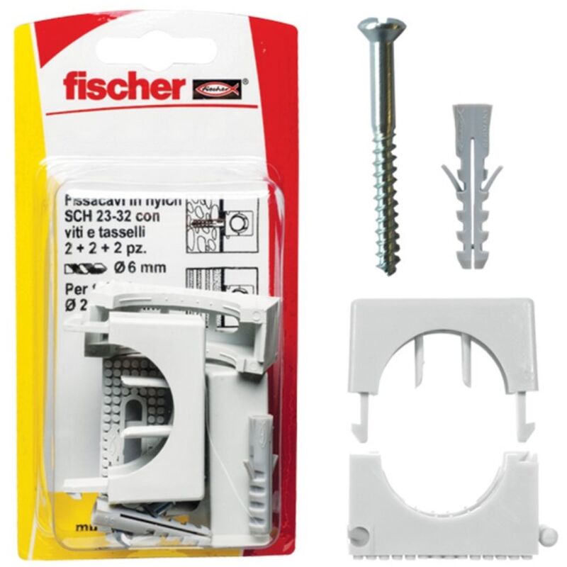 foto del prodotto fissacavi nylon sch 1623 k set 5 pezzi fischer