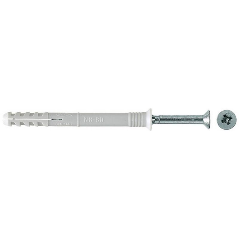 foto del prodotto fissaggio a percussione fischer n 8 x 80 40 s 80 mm 8 mm 048792 100 pz.