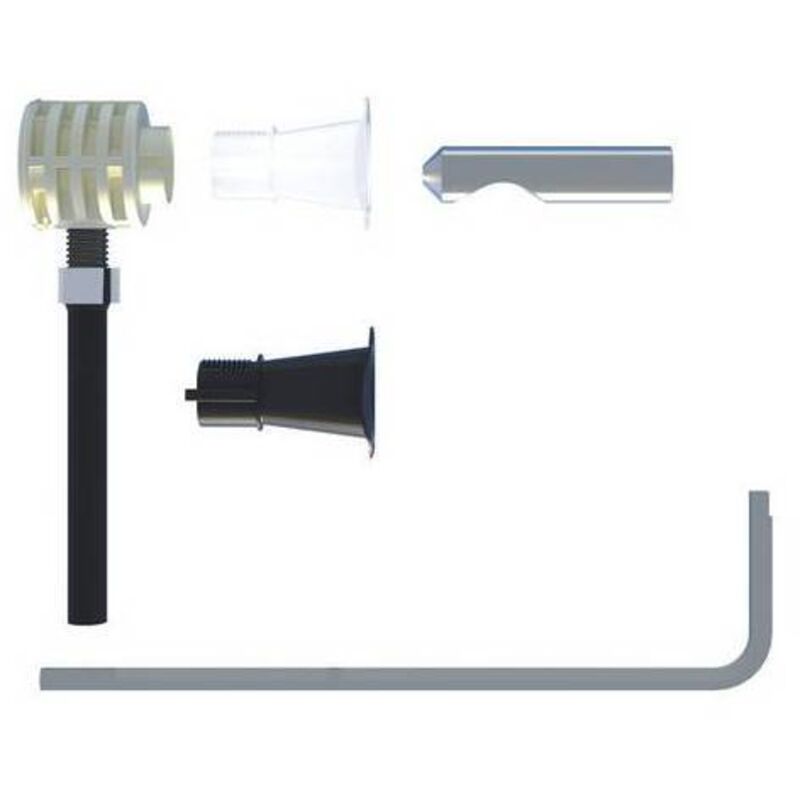 foto del prodotto fissaggio nascosto per wc bidet sospesi con accesso da sotto - fisch