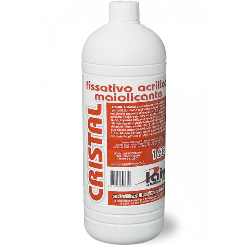 foto del prodotto fissativo ad acqua acrilico cristal laiv 1 lt