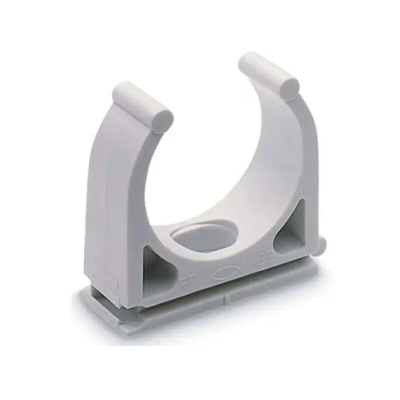 foto del prodotto fissatubo a clips aperto per tubi ft - mm.25 ft 25