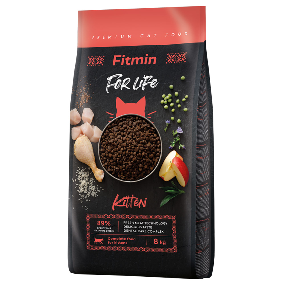 immagine 0 del prodotto fitmin cat for life kitten con pollo 8 kg