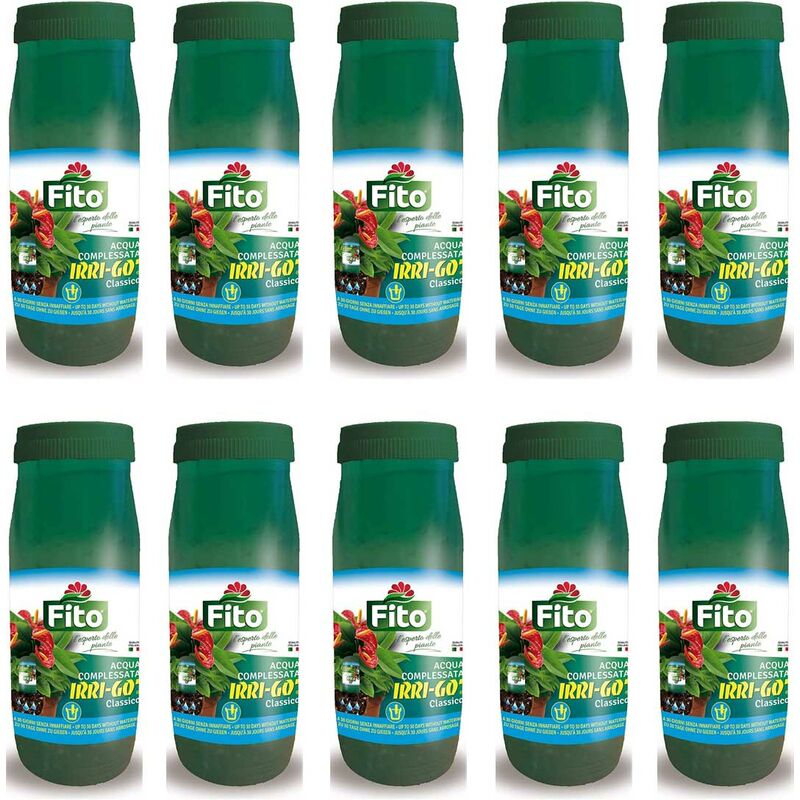 foto del prodotto fito offerta 10pz acqua complessata disseta piante irrigo classico 300ml vacanza acquagel