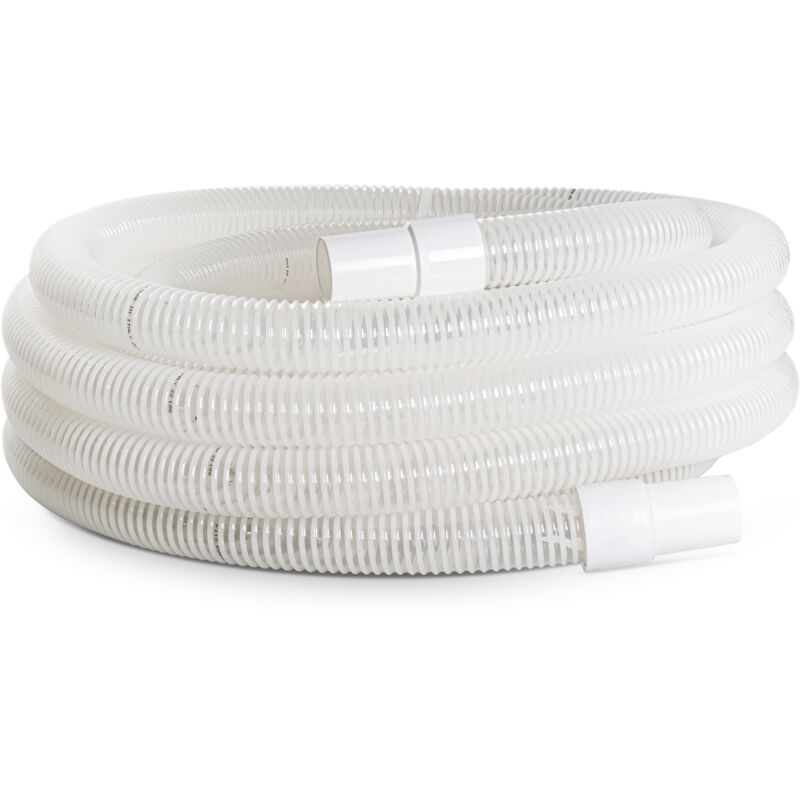 foto del prodotto fitt evapool 12 m tubo spiralato, galleggiante per pulizia della piscina, con manicotti non removibili, diametro interno raccordo 38 mm, bianco