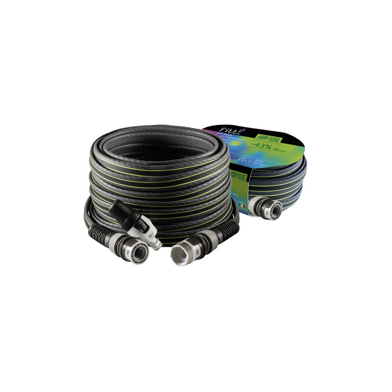 foto del prodotto fitt tubo flessibile con lancia magliato a 3 strati resistente alle forature force rotolo 20 metri