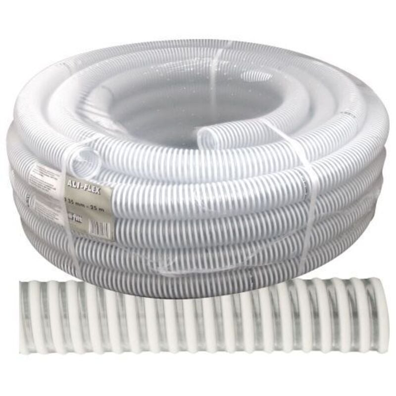 foto del prodotto fitt tubo spiralato in pvc per uso alimentare 25mt diametro 30mm interno