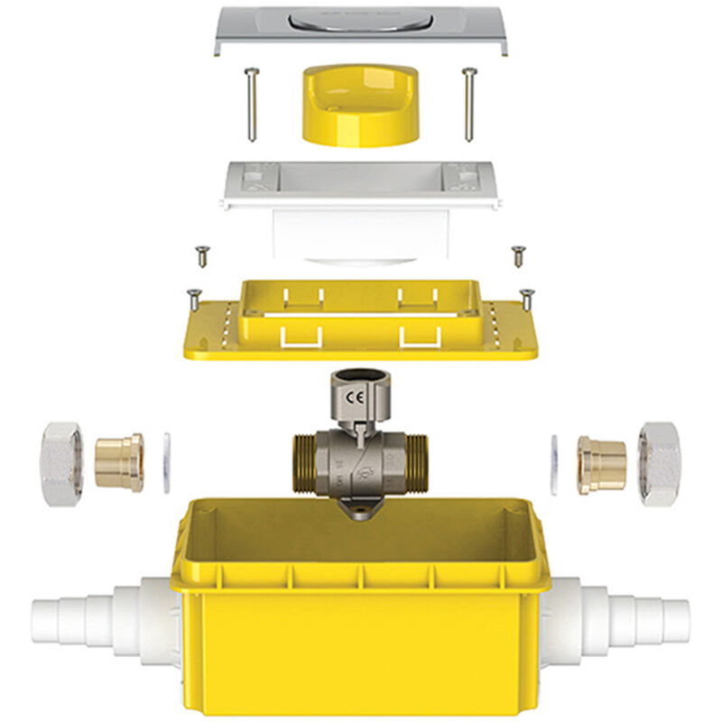 foto del prodotto fiv - valvola a sfera da incasso gas-box a saldare - codoli mm.14
