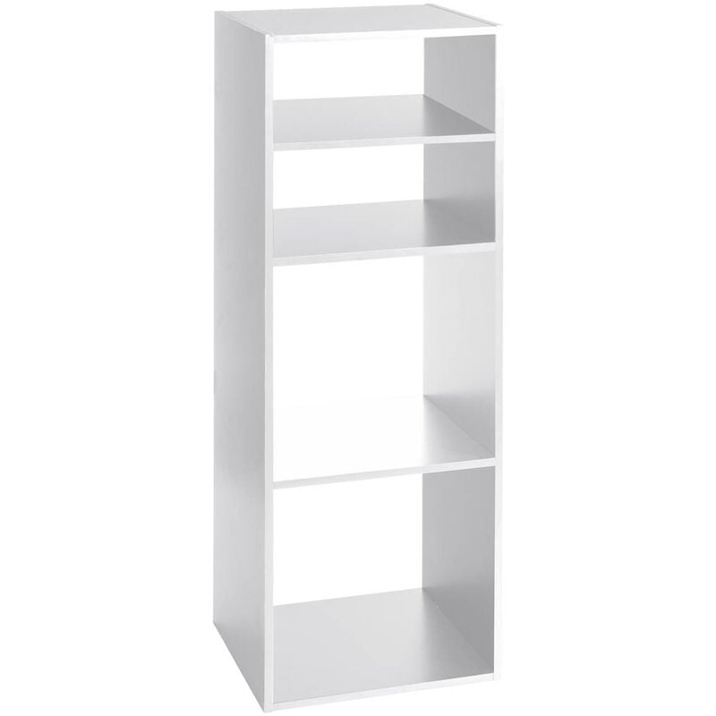 foto del prodotto five - scaffale a colonna a 4 scomparti mix n modul bianco - 5