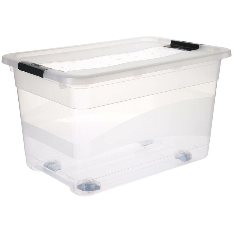 foto del prodotto five scatola di plastica trasparente easy roll da 52 litri 5