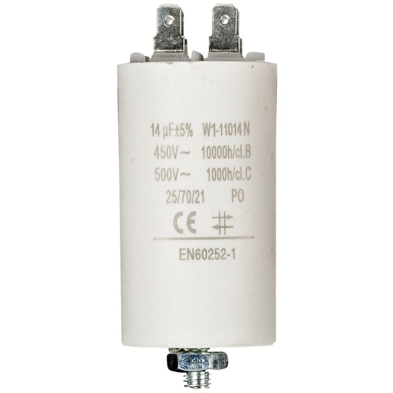 foto del prodotto fixapart w1 11014n condensatore bianco fixed capacitor cilindrico